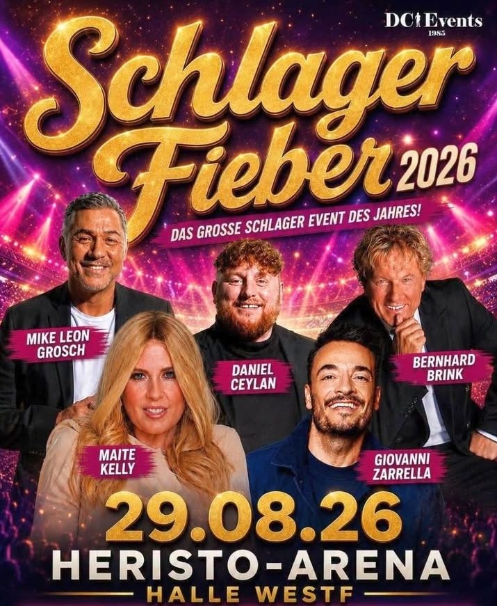 Schlager Fieber 29.08.2026 29.08.2026